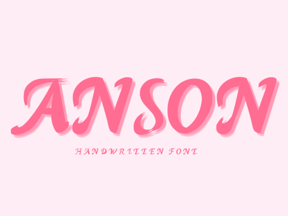 Anson: A Handwritten Font That Feels Like a Friendly Conversation