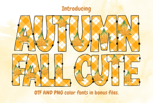 Autumn Fall Cute: A Playful Typeface for Seasonal Projects