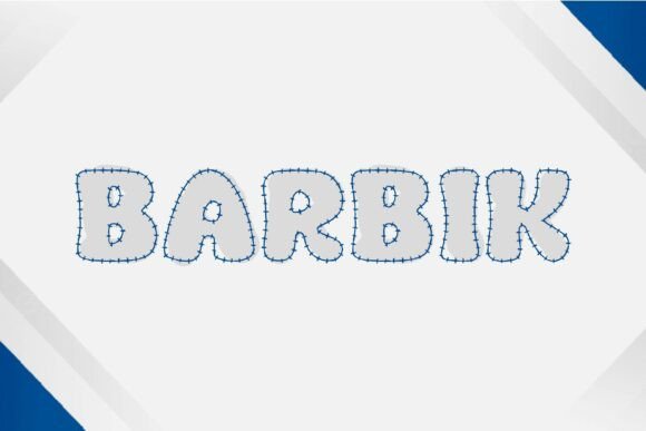 Barbik: A Creative Font for Bold, Eye-Catching Designs