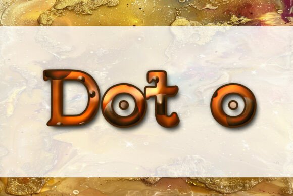 Dot O: The Chunky, Playful Font for Bold Projects