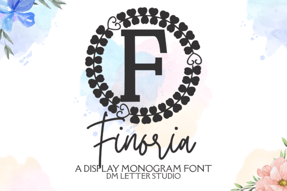 Finoria Monogram: A Font That Transforms Initials into Timeless Design