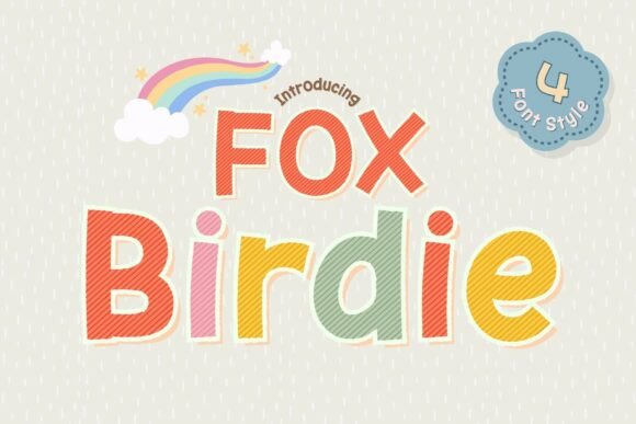 Fox Birdie: A Playful Font That Brings Joy to Your Designs