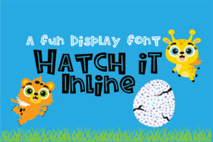 Hatch It Inline: The Perfect Font for Colorful, Playful Designs