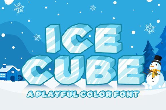 Ice Cube SVG Font: A Playful Choice for Creative Projects