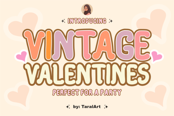 Infuse Your Designs with Retro Love: The Vintage Valentines Font