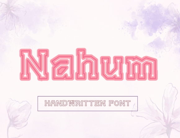 Nahum: A Font That Feels Like a Friendly Wave