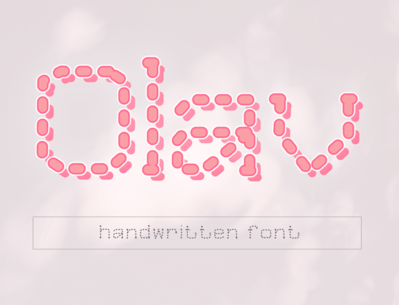 Olav: A Handwritten Font with Whimsical Dots and Authentic Charm