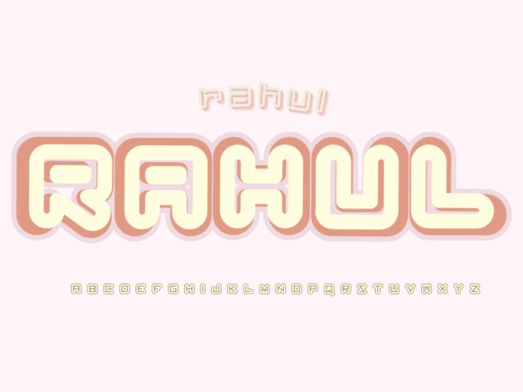 Rahul: The Quirky, Friendly Font for Every Creative Project