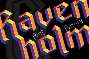 Ravenholm Family: A Modern Gothic Font for Bold Branding